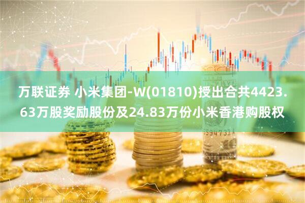 万联证券 小米集团-W(01810)授出合共4423.63万股奖励股份及24.83万份小米香港购股权