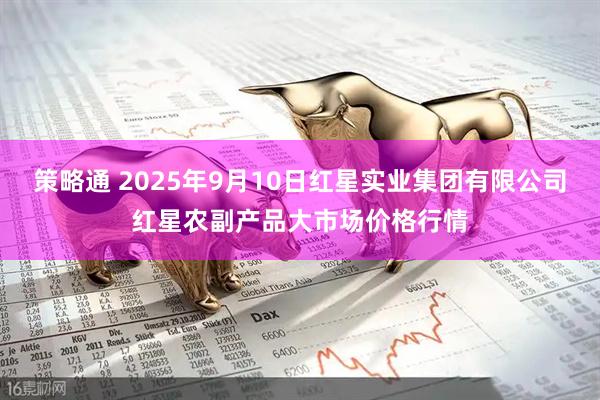 策略通 2025年9月10日红星实业集团有限公司红星农副产品大市场价格行情
